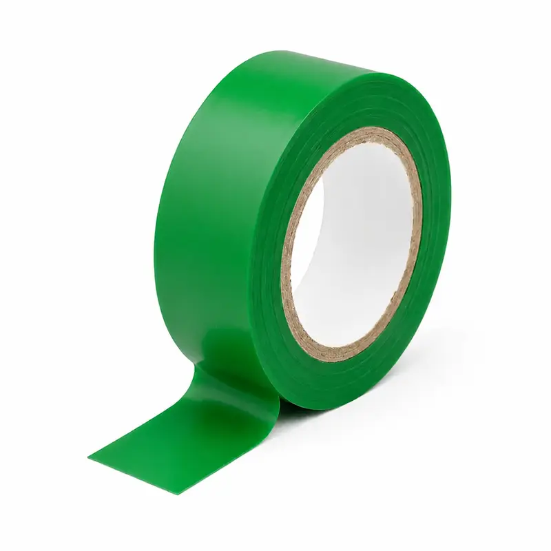 Zelená izolační páska PVC 16 mm × 20 m – RO0899-5