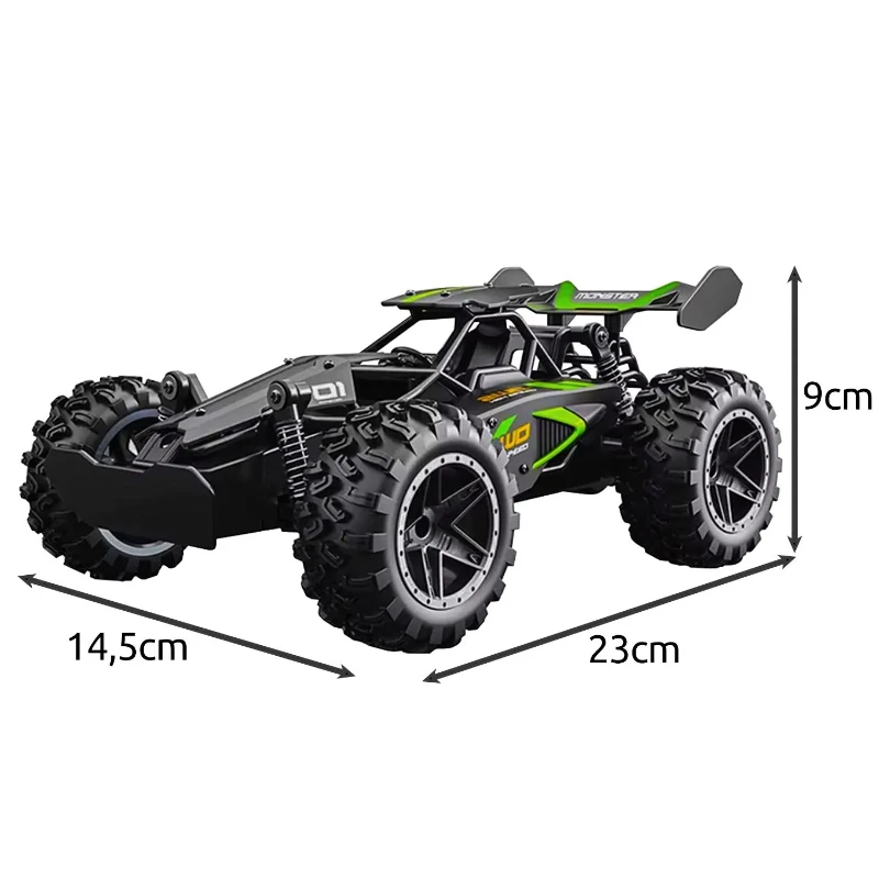 Dálkově ovládané terénní auto Kruzzel 24819 RC 15 km/h 2,4 GHz
