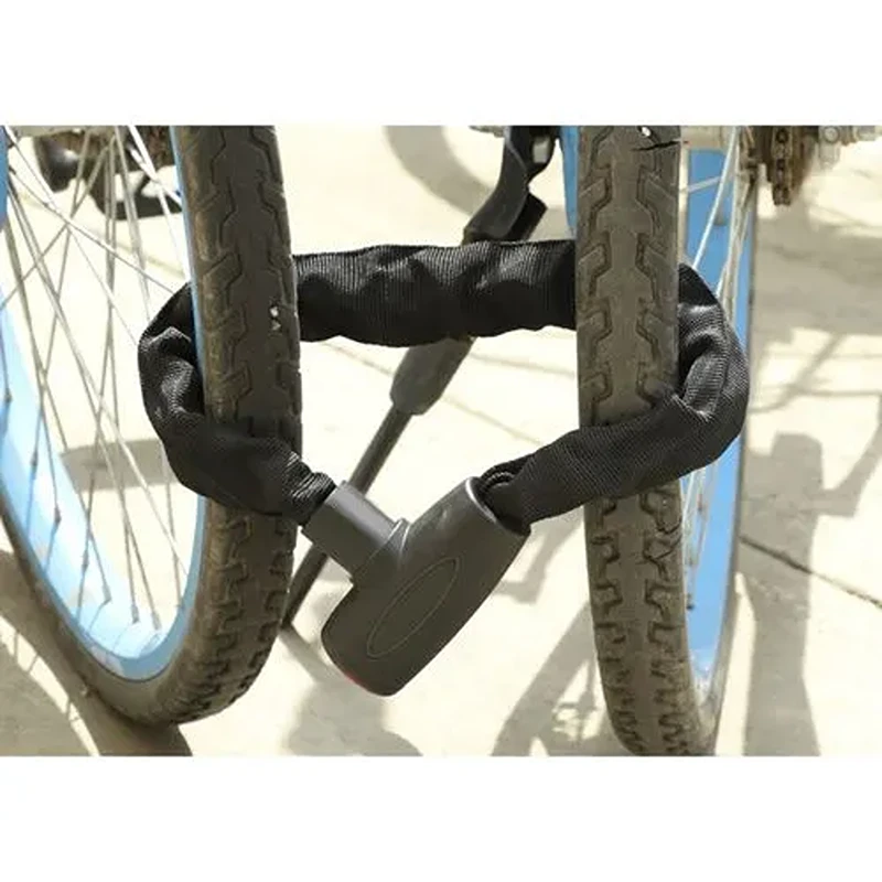 Řetězový zámek na kolo a motorku Trizand 24028, černý, 90 cm