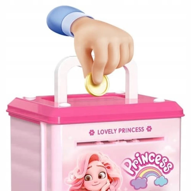 Dětská elektronická pokladnička PRINCESS růžová