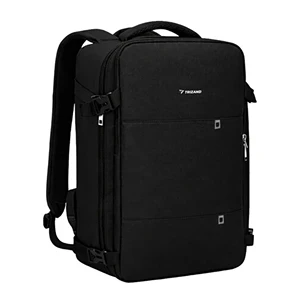 Cestovní batoh 40 × 20 × 25 cm s USB portem Trizand 27651 černý