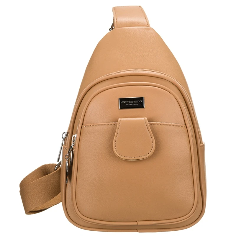 Dámský crossbody batůžek Peterson PTN SSY1 – béžový