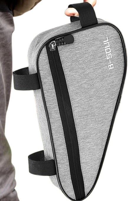 Cyklistická brašna ve světle šedém provedení pod rám B-SOUL RO49S