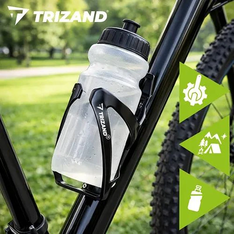 Cyklistický držák na láhev na kolo a koloběžku Trizand 27591 černý