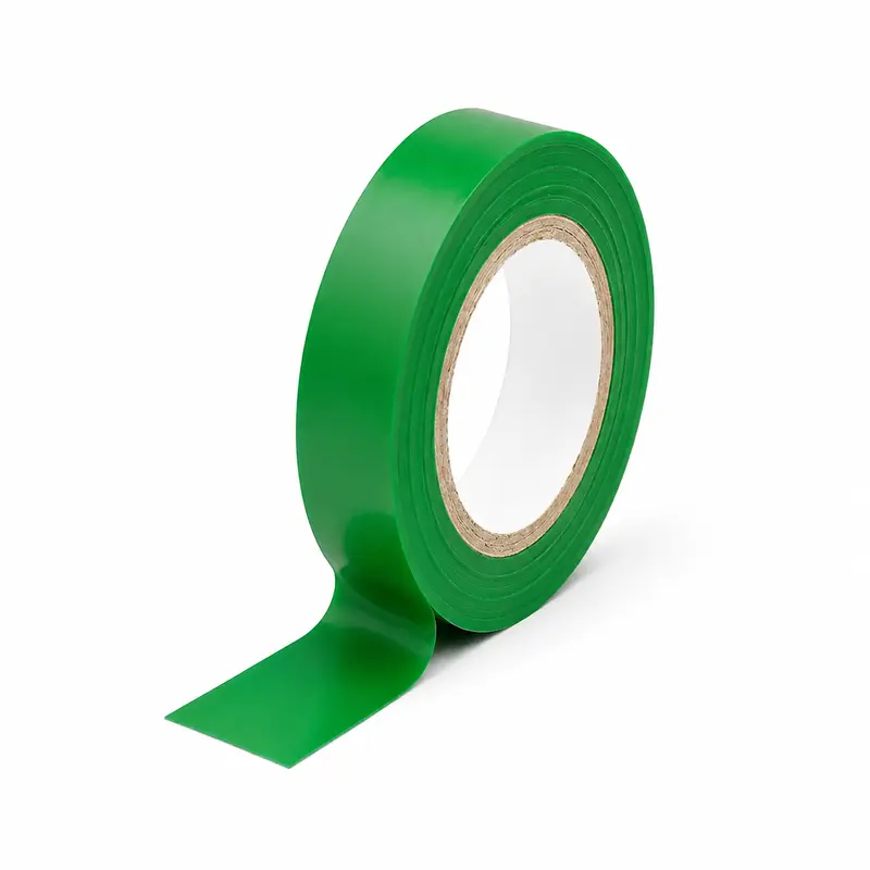 Zelená izolační páska PVC 16 mm × 10 m – RO0898-5