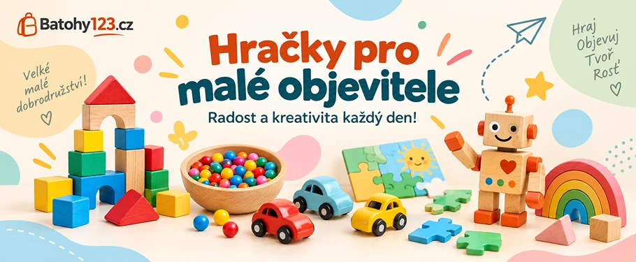 Dřevěné hračky pro děti – stavebnice, puzzle, autíčka a kreativní hračky na Batohy123.cz